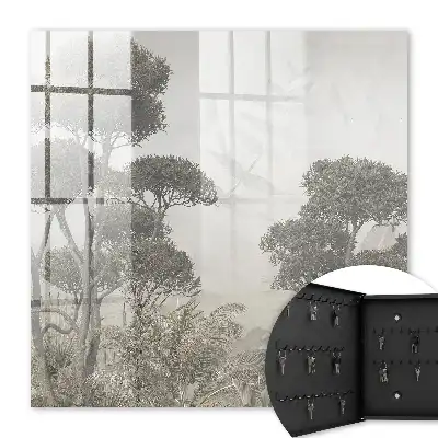 Decorative key box Sensual nature in delicate shades