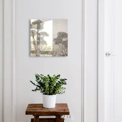 Decorative key box Sensual nature in delicate shades