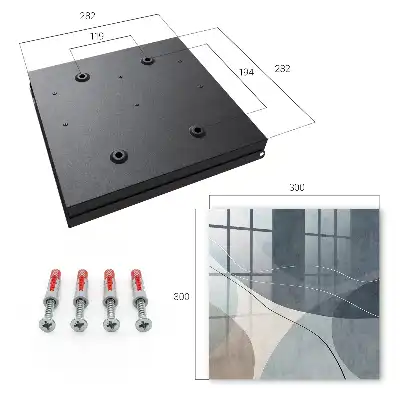 Key box for home Blue Gray Abstraction