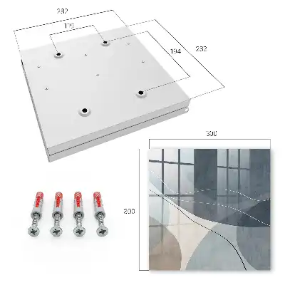 Key box for home Blue Gray Abstraction
