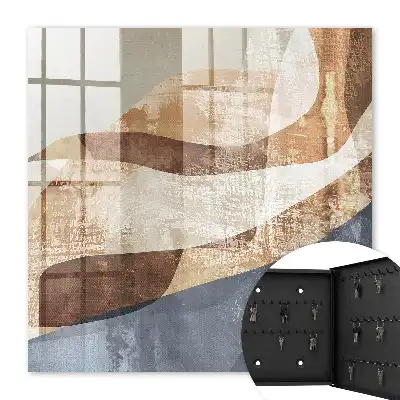 Decorative key box Organic forms, subtle tones