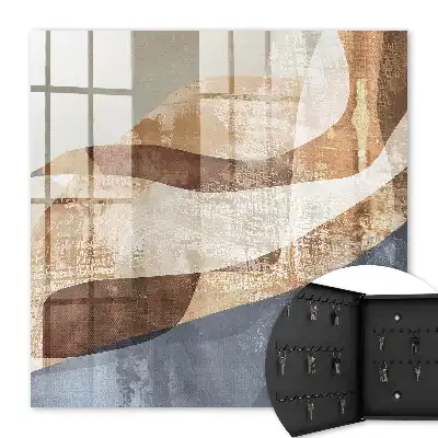 Decorative key box Organic forms, subtle tones