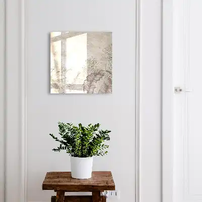 Wall mounted key cabinet The subtle exoticism of pastel shades