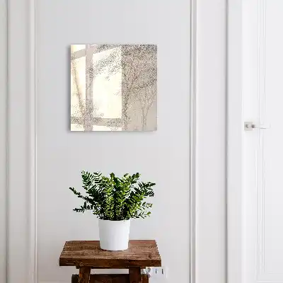 Wall mounted key cabinet Forest etherealness in delicate shades