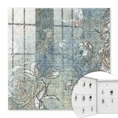 Key box for home Floral pattern, peace, elegance