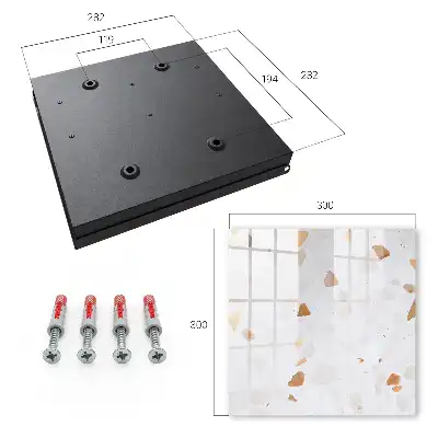 Wall mounted key box Colorful stones, diverse and dynamic