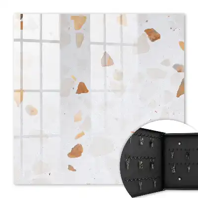 Wall mounted key box Colorful stones, diverse and dynamic