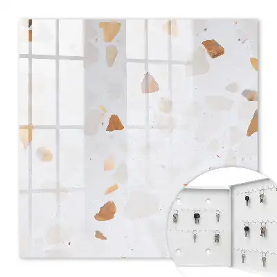 Wall mounted key box Colorful stones, diverse and dynamic