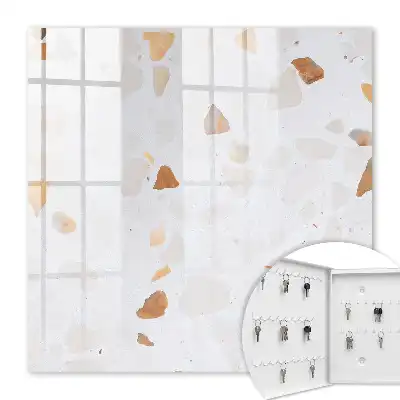 Wall mounted key box Colorful stones, diverse and dynamic