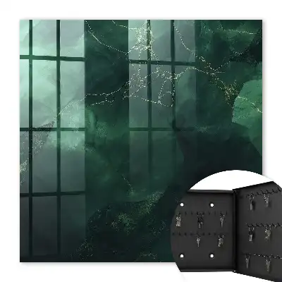 Key box for home Green elegance composition