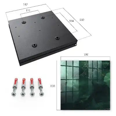 Key box for home Green elegance composition