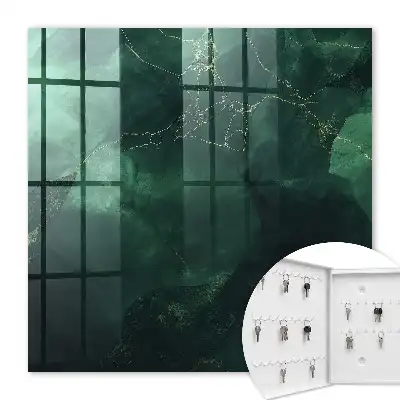 Key box for home Green elegance composition