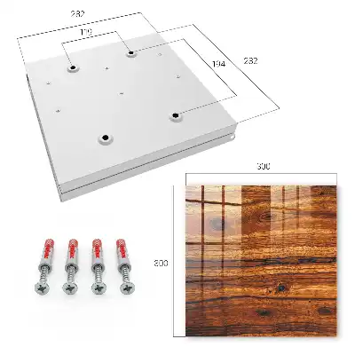 Key box for home Wooden texture with clear grain