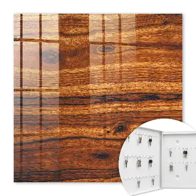 Key box for home Wooden texture with clear grain