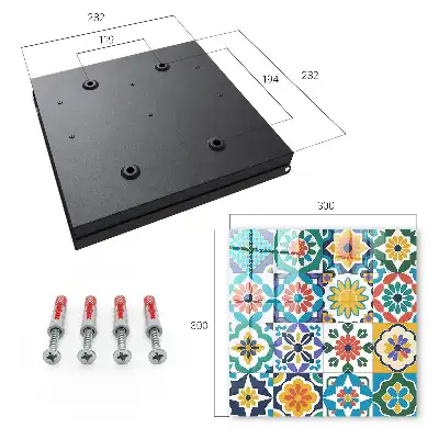 Key cabinet Floral patterns full of energy