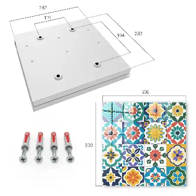 Key cabinet Floral patterns full of energy