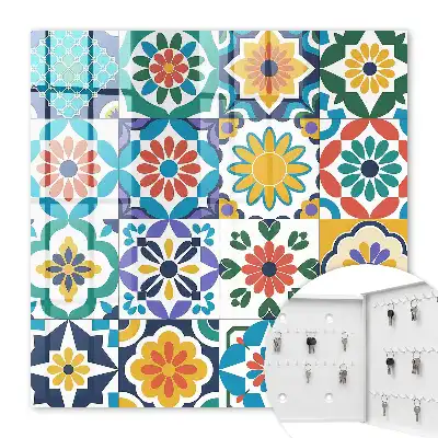 Key cabinet Floral patterns full of energy