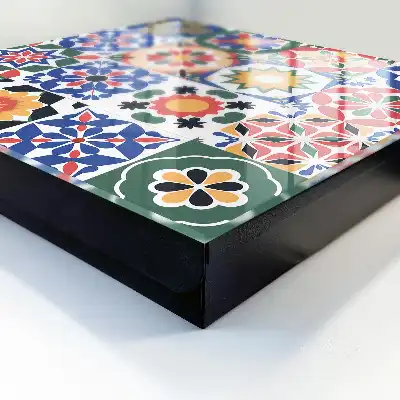Wall mounted key box Floral mosaic harmonious arrangement