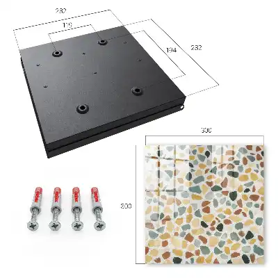 Decorative key box Pebbles mosaic pattern