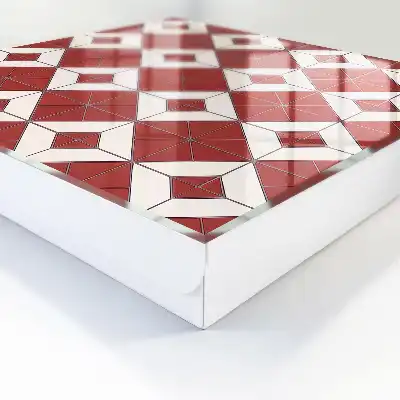 Key cabinet Red mosaic dynamic composition