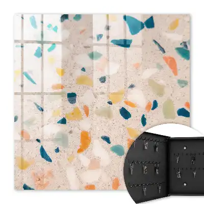 Key box for home Creative mosaic full of energy