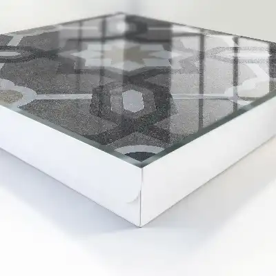 Decorative key box Geometric elegance with symmetry