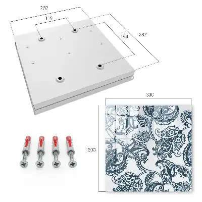 Elegant ornamental wall mounted key box