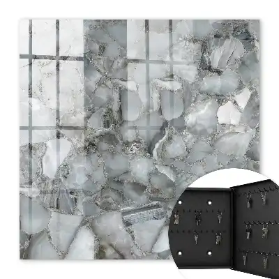 Decorative key box Stone mosaic for modern interiors