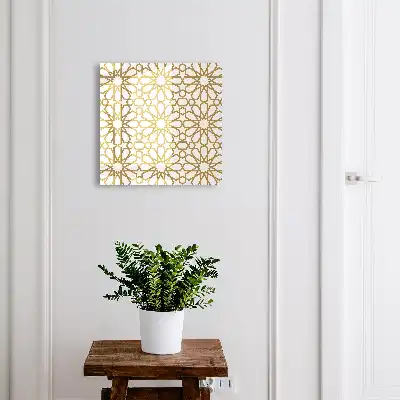 Wall mounted key cabinet Geometric pattern in a harmonious arrangement