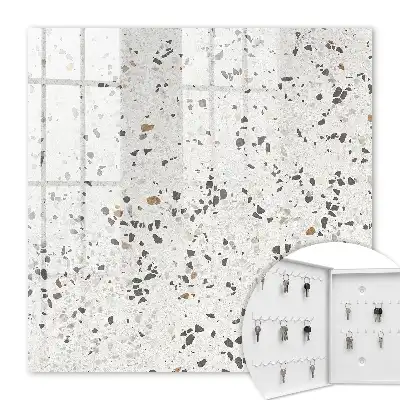 Wall mounted key box Modern texture with irregular shapes