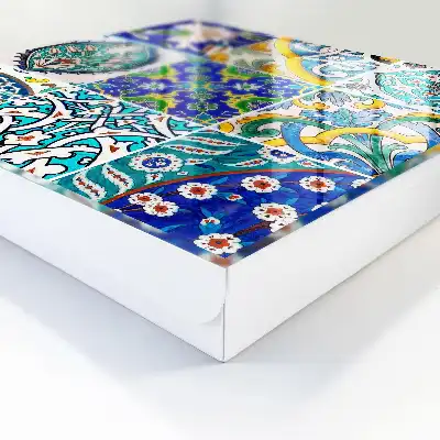 Decorative key box Colorful patterns of detail symmetry