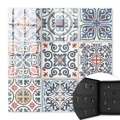 Decorative key box Mosaic patterns rich in details