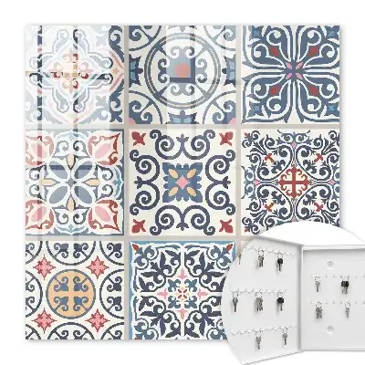 Decorative key box Mosaic patterns rich in details