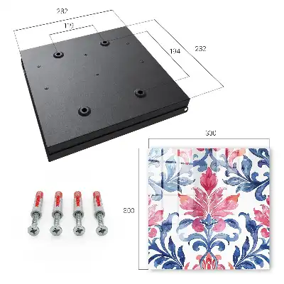 Colorful decorative wall mounted key box