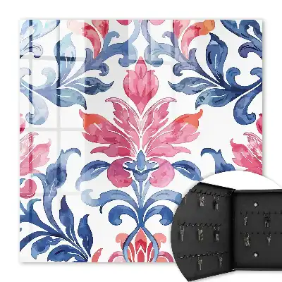 Colorful decorative wall mounted key box