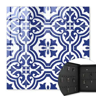Key box for home The geometric beauty of white tones