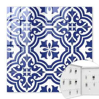 Key box for home The geometric beauty of white tones