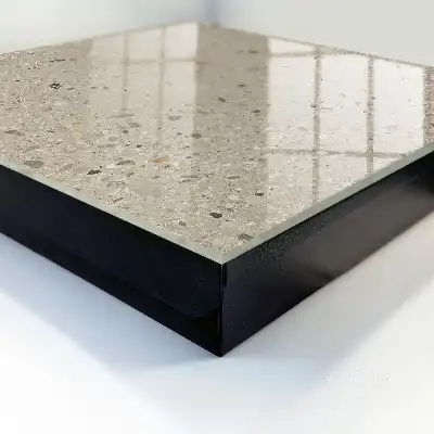 Wall mounted key cabinet Pebble texture without patterns