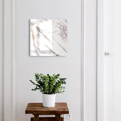 Wall mounted key box Marble elegance with a touch of luxury