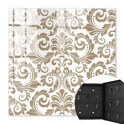 Floral Ornament Wall Mounted Key Box