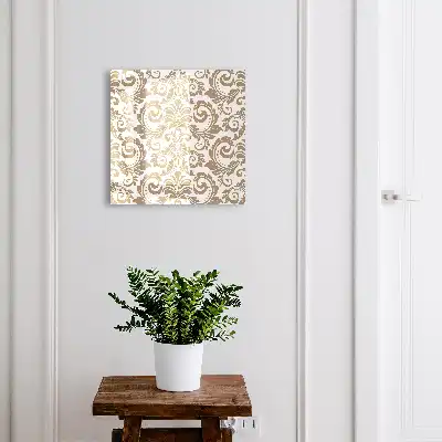Floral Ornament Wall Mounted Key Box