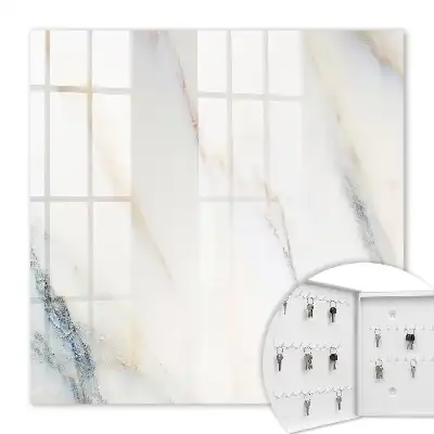 Key box for home Beige gray marble effect