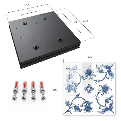 Wall mounted key box Graceful floral patterns