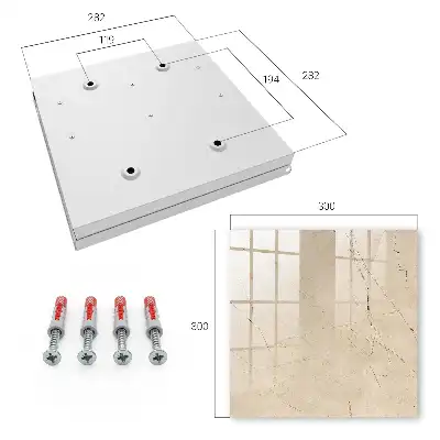 Wall mounted key cabinet Marble creation classic satisfaction