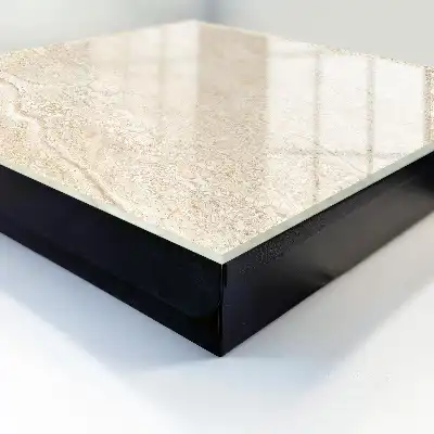 Decorative key box Beige waves with warm texture