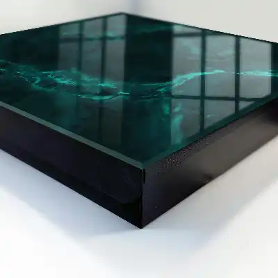 Wall mounted key box Green depths full of mystery