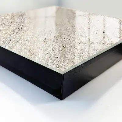 Key box for home Light marble with natural patterns