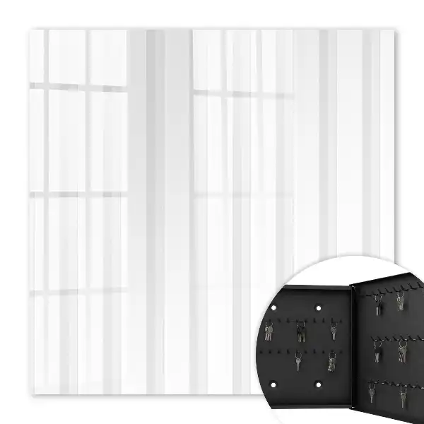 Wall mounted key box Vertical stripes in minimalist style