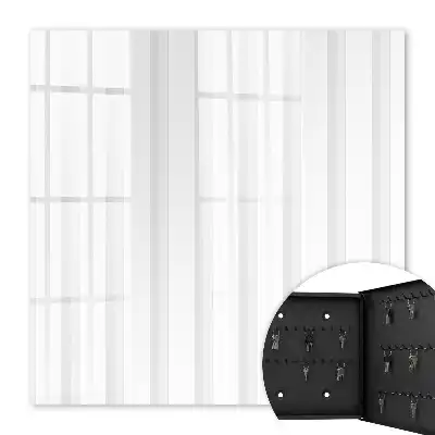Wall mounted key box Vertical stripes in minimalist style