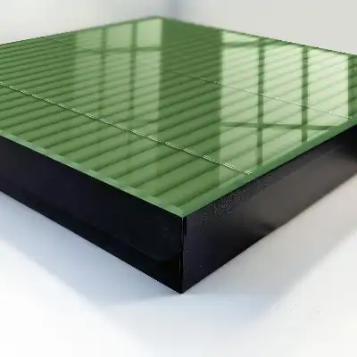 Decorative key box Green bamboo